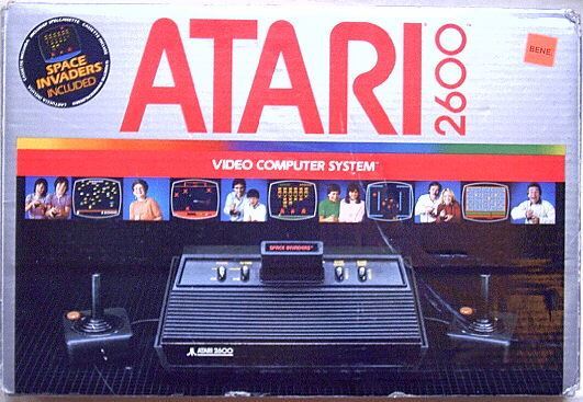 Caixa do Atari 2600 com Space Invaders