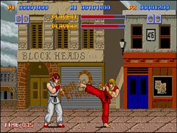 Disputa entre dois jogadores - Ryu vs Ken