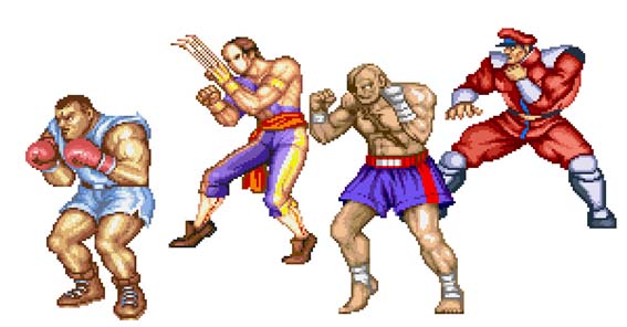 Chefões de Street Fighter 2 - World Warrior