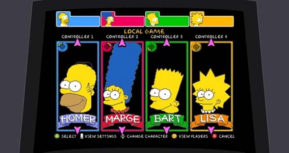 Personagens selecionáveis do jogo