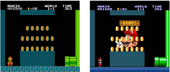 Comparação entre Super Mario Bros. e Super Mario All Stars