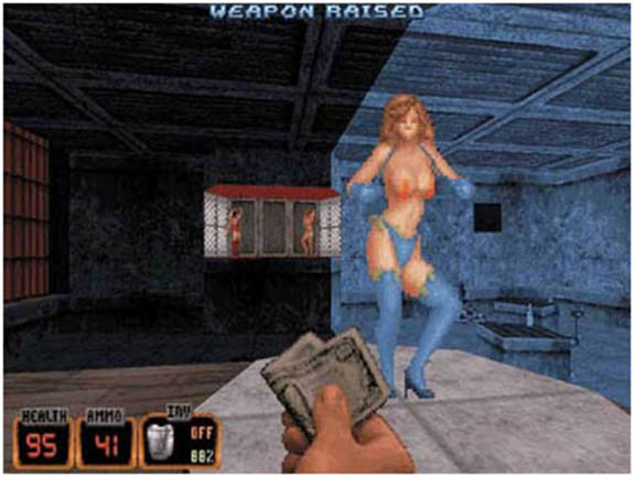 Cenas eróticas de Duke Nukem 3D